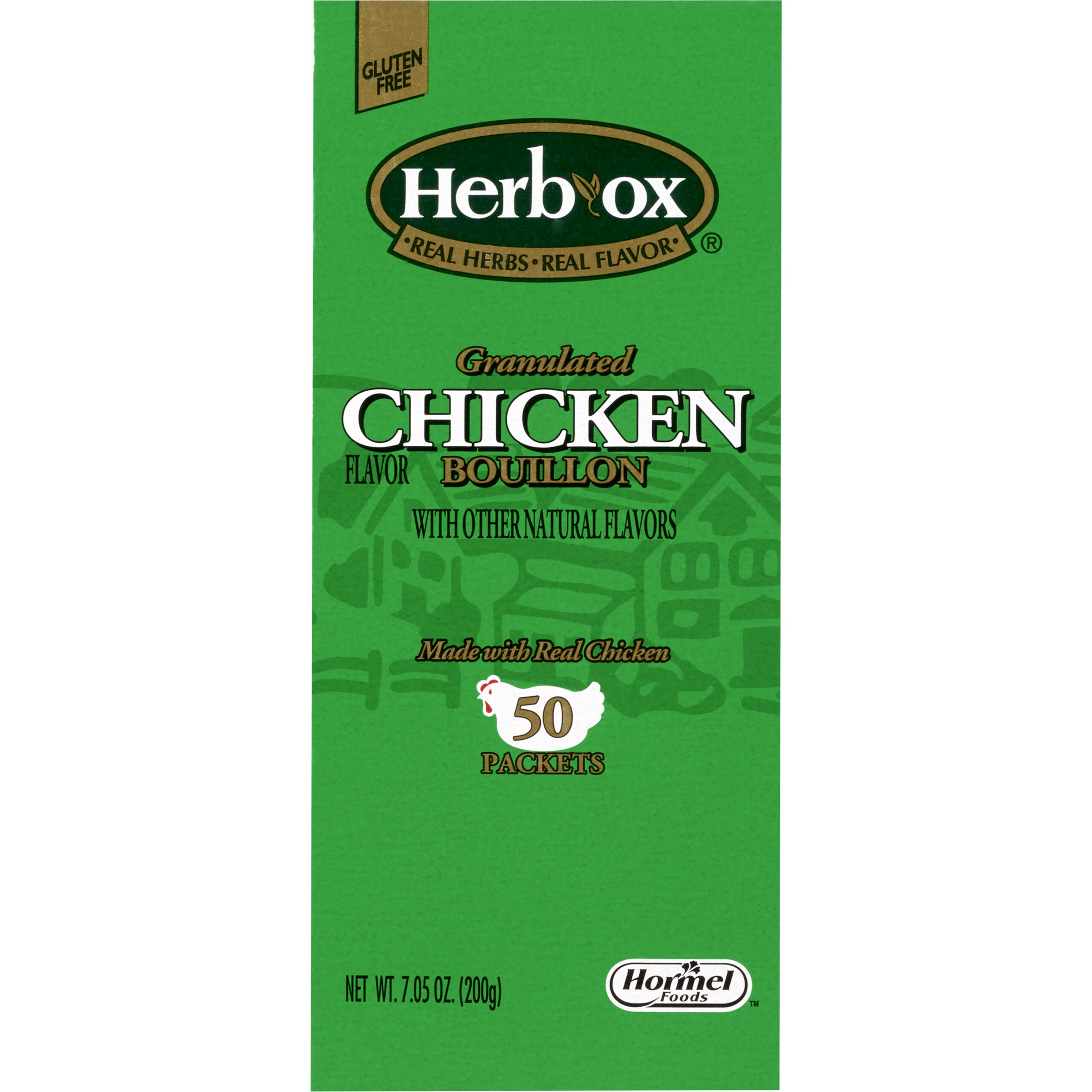Herb Ox Chicken Bouillon Instant Broth 50 Packets Per Box Independent Medical Supply Llc