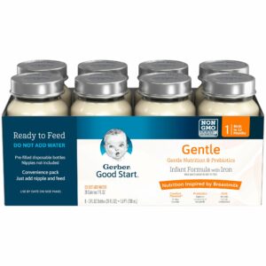 Gerber Good Start Gentle NON-GMO Ready to Use Infant Formula, 3 oz. Bottle