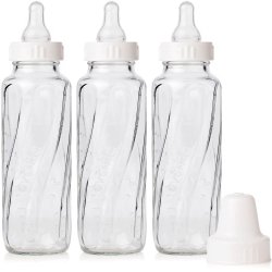 Evenflo Classic+ Glass Baby Bottle, 8 oz., 12 per Case