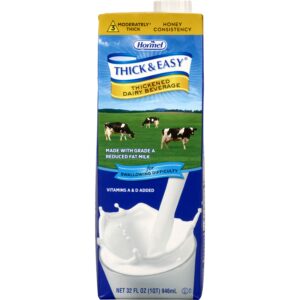 Thick & Easy Dairy Honey Consistency Milk Thickened Beverage, 32 oz. Carton