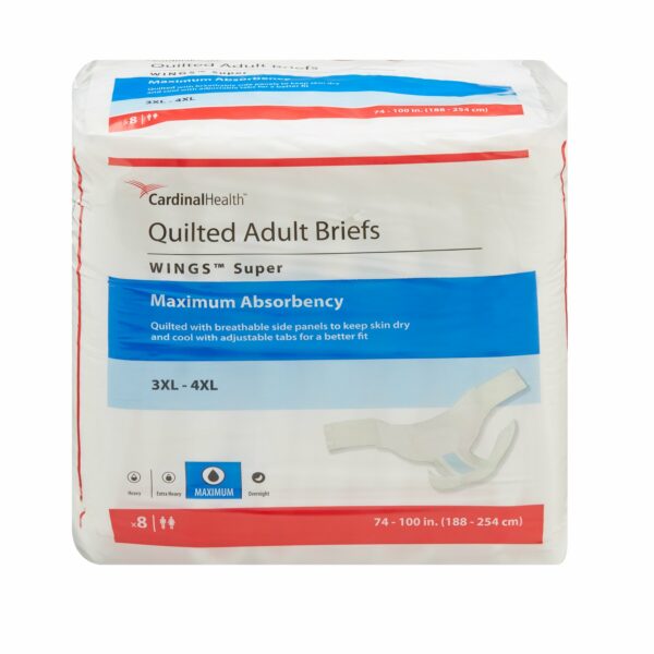Wings Bariatric Maximum Absorbency Incontinence Brief