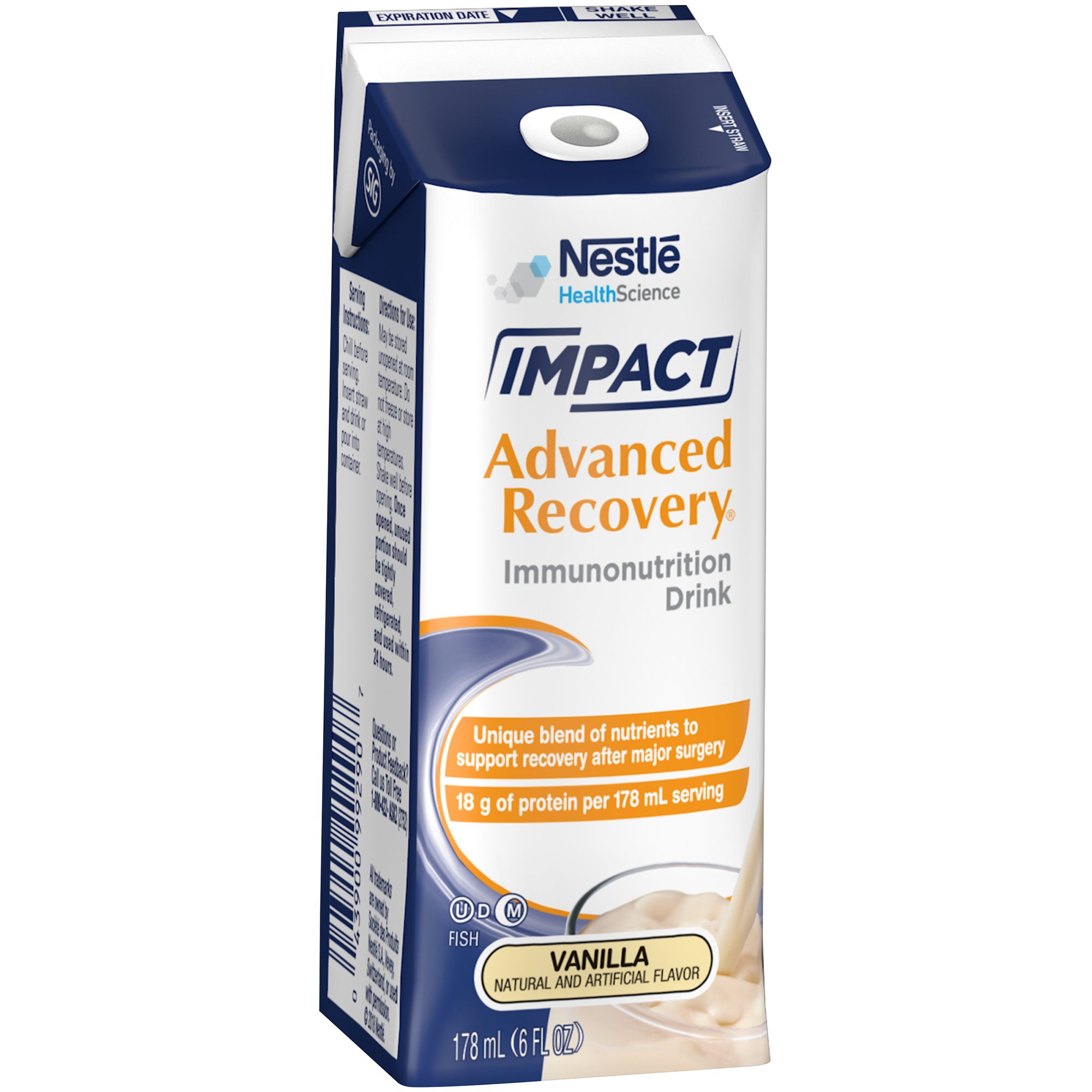Impact Advanced Recovery Vanilla Oral Supplement, 6 oz. Carton