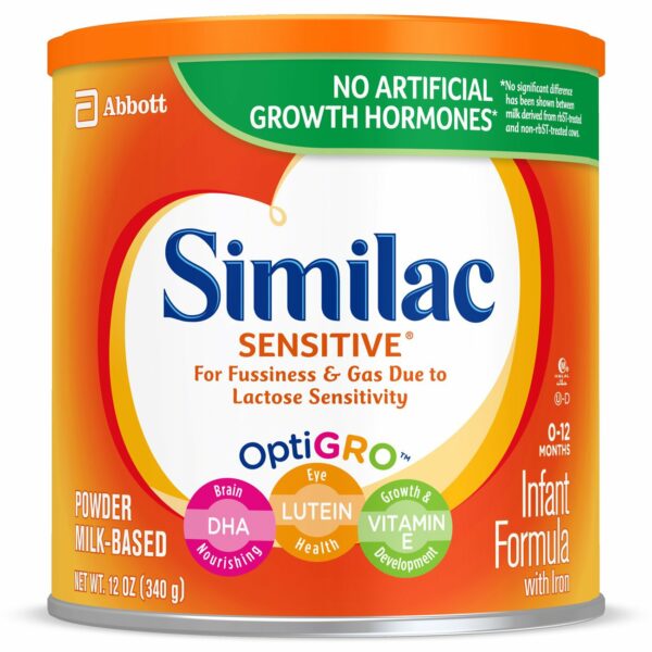 Similac Sensitive Powder Infant Formula, 12 oz. Can