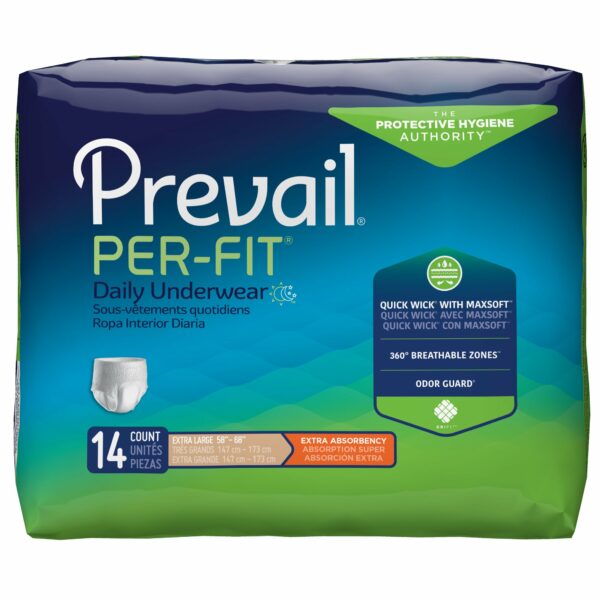 Prevail Per-Fit Extra Absorbent Underwear, Extra Large