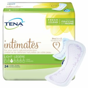 Tena Intimates Ultra Thin Light Long Bladder Control Pad, 10-Inch Length