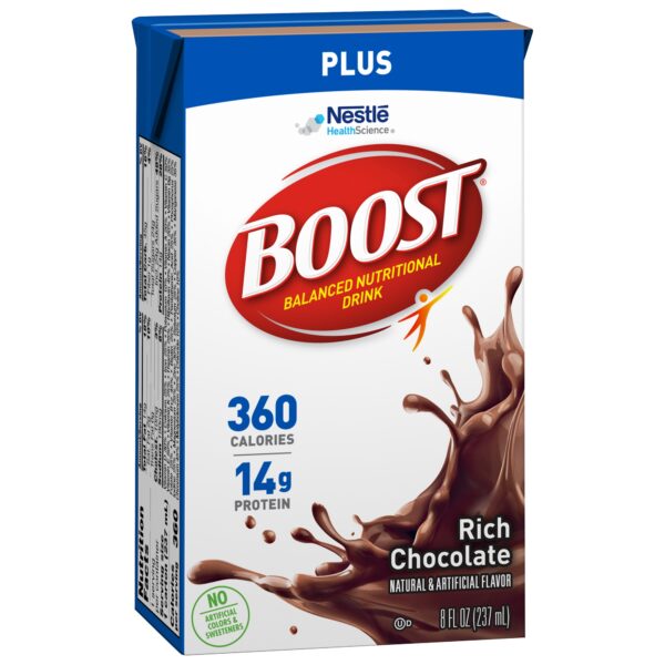 Boost Plus Chocolate Oral Supplement, 8 oz. Carton
