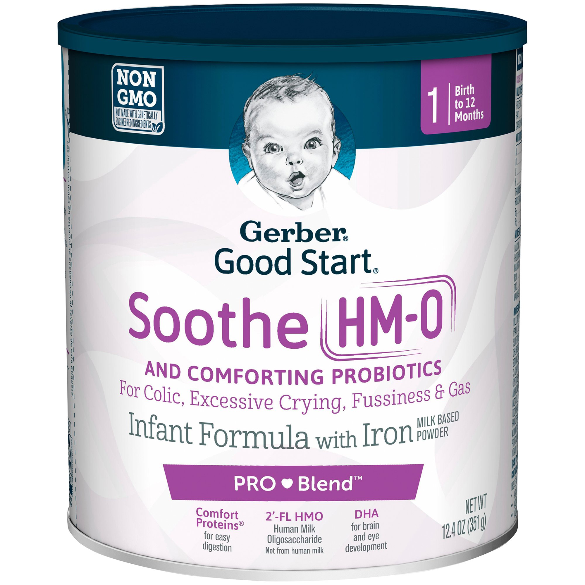 Gerber Good Start Soothe (HMO) NonGMO Powder Infant Formula, 12.4 oz