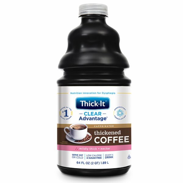 Thick-It Clear Advantage Nectar Consistency Coffee Thickened Beverage, 64 oz.