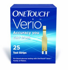 LifeScan OneTouch Verio Blood Glucose Test Strips