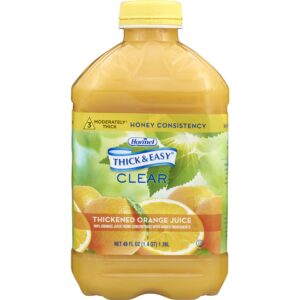 Thick & Easy Clear Honey Consistency Orange Juice Thickened Beverage, 46 oz. Bottle