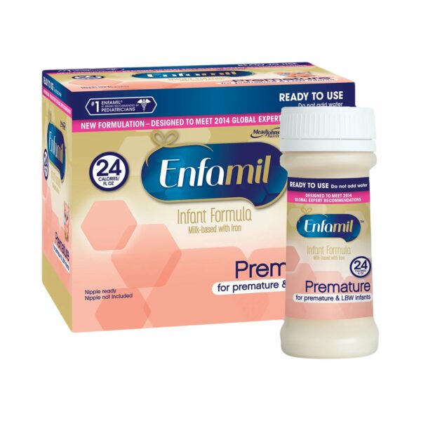 Enfamil Premature with Iron Ready to Use Infant Formula, 2 oz. Nursette Bottle